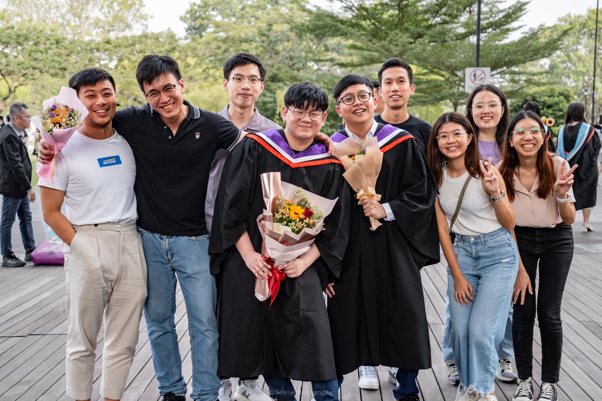 Celebrating a graduation