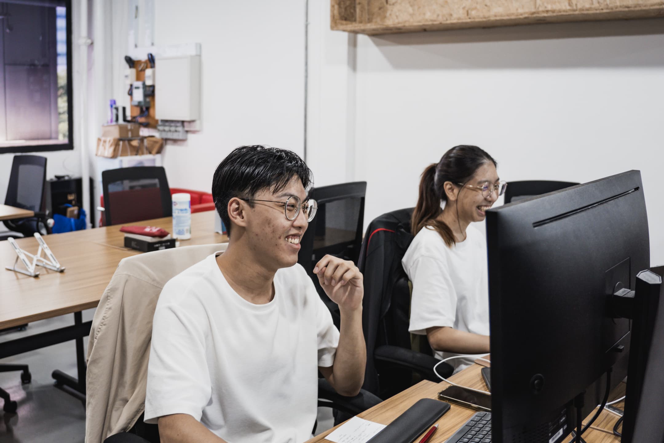 Laughing while coding