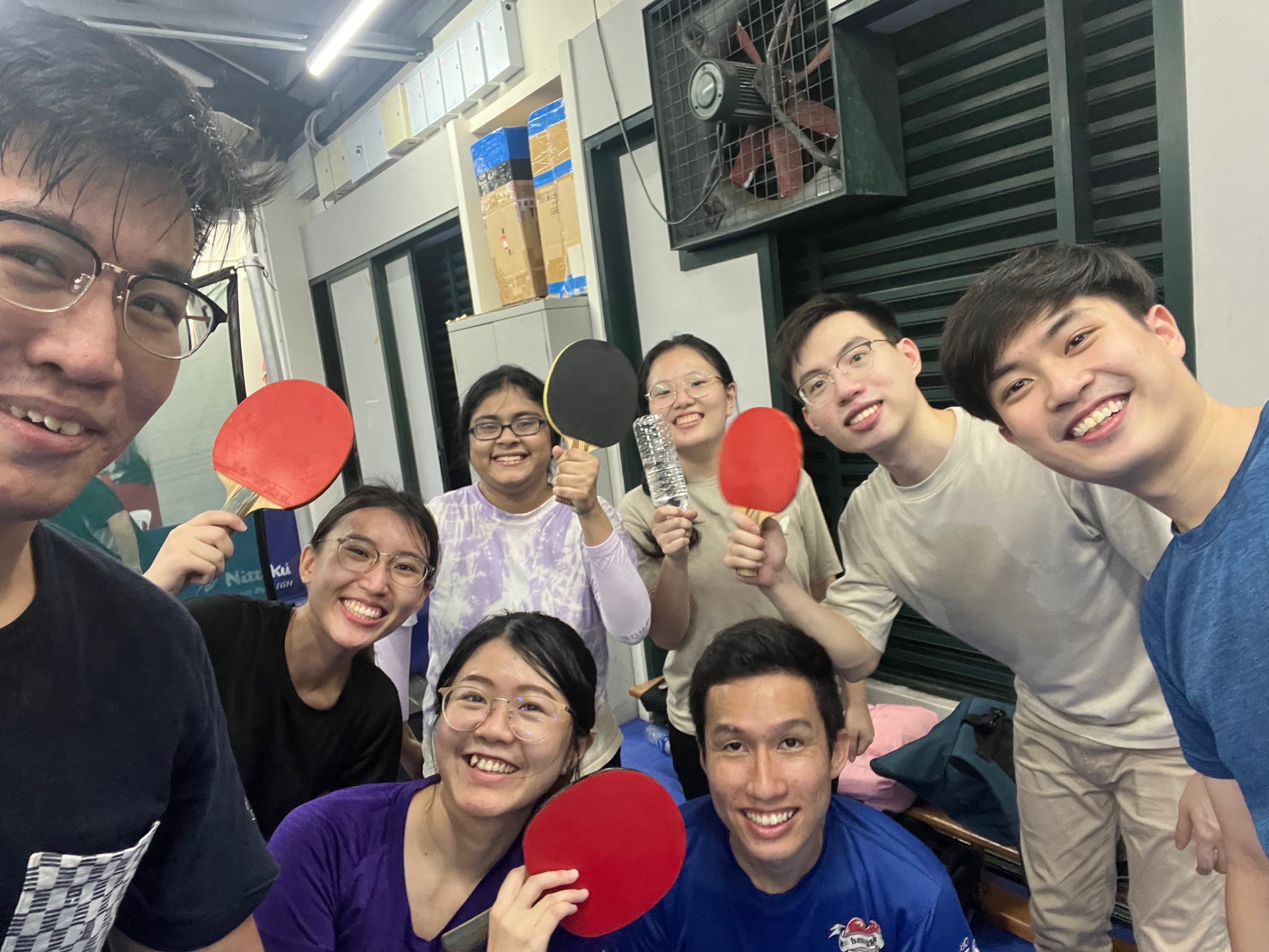 Team ping pong night