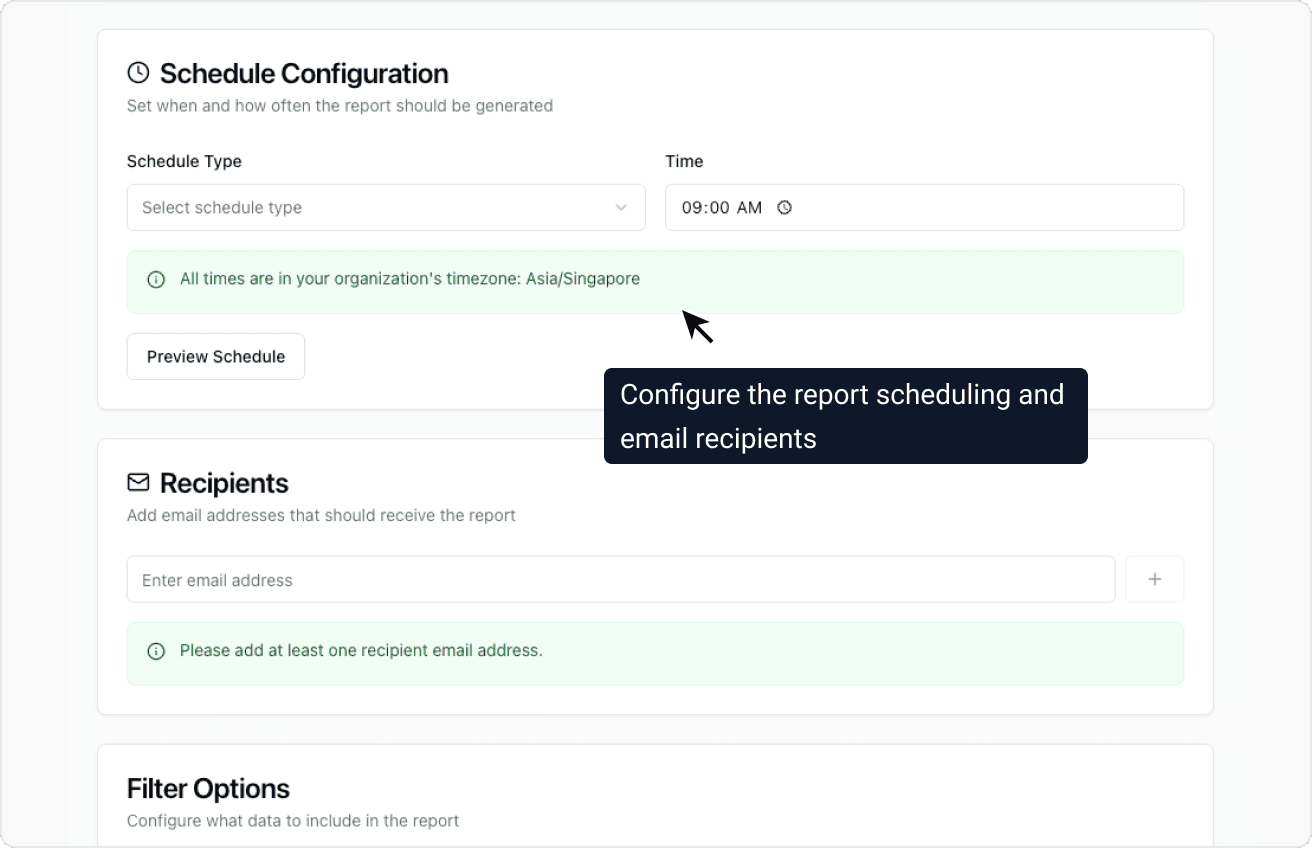 Scheduled Data Reports
