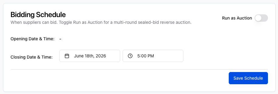 Step 5 – Enable Auction Mode