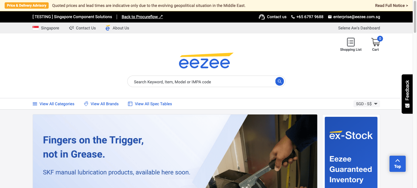 Eezee catalog branded for your organisation