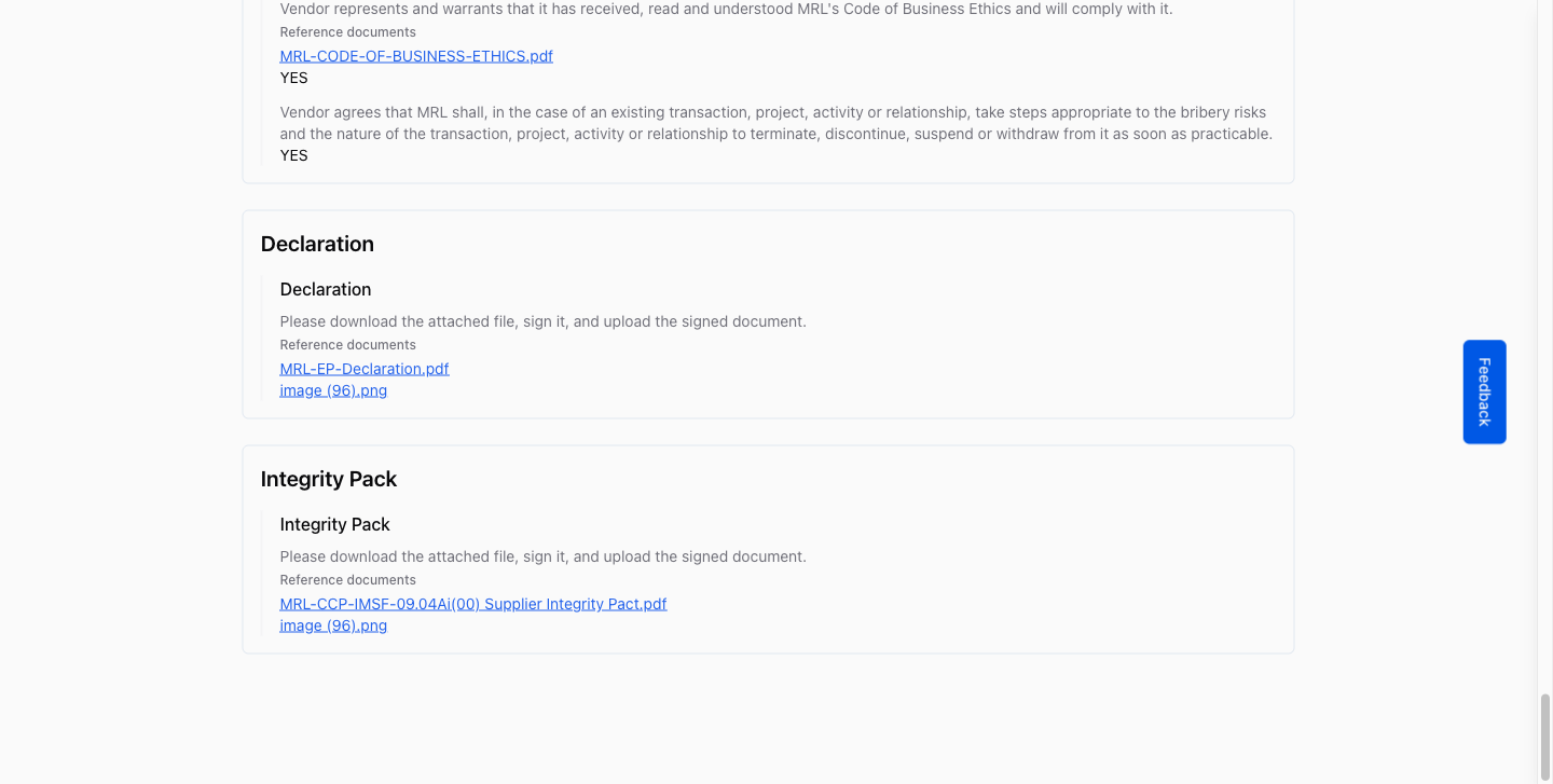 Step 3 – Reviewing the full supplier submission